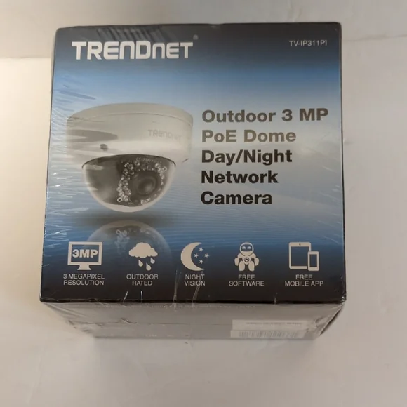 Trendnet TV-IP311PI 3 Megapixel PoE Dome Network Security Camera